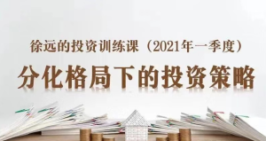 2021《徐远的投资训练课·第一季》-无忧知识库